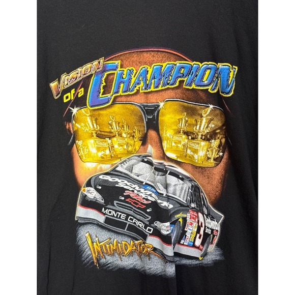 Vintage 2001 Nascar Dale Earnhardt "Vision Of A Champion" Chase Authentics Tee 1 - Picture 2 of 6